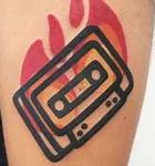 Image result for Techno Cassette Tape Tattoo