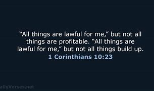 Image result for 1 Corinthians 10:23