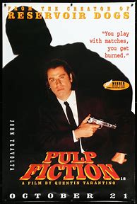 Image result for Classic Movie Posters Pulp Fiction