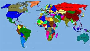 Image result for Full Size World Map with Countries