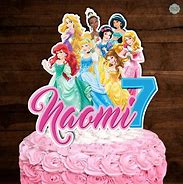 Image result for Disney Princess Cake Toppers Sajidah