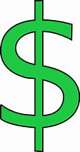 Image result for 1 Dollar Sign Clip Art