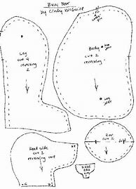 Image result for Layout Memory Bear Simplicity Pattern