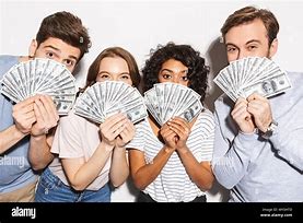 Image result for People Holding Money