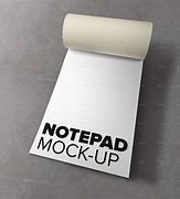 Image result for Note Pad Mockup without Spiral