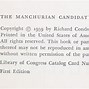 Image result for Manchurian Candidate 1st