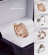 Image result for Beautiful Rose Gold Engagement Rings