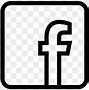 Image result for Facebook Logo Icon Black