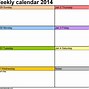 Image result for 1 Week Calendar Printable