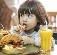 Image result for Kids Eating Junk Food