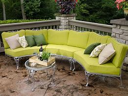 Image result for Curved Long Cushions for Back of Outdoor Furniture