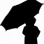 Image result for Silhouette People with Umbrella