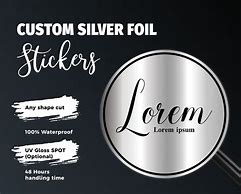 Image result for Silver Shiny Sticker