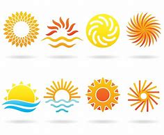 Image result for Cute Sun Logo with Om