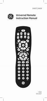 Image result for GE Universal Remote Manual Rc440b