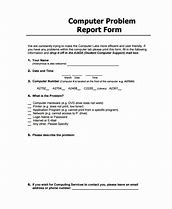 Image result for Problem Report Template