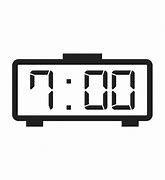 Image result for Digital Time Clock Icon without Numbers