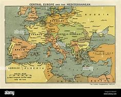 Image result for Germany 1914 Major Rivers Map