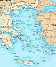 Image result for Aegean Sea Physical Map