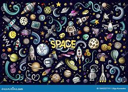 Image result for Space Objects Cartoon
