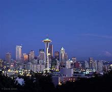 Image result for Seattle Skyline at Dusk