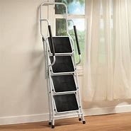 Image result for Folding Step Ladders with Handrails