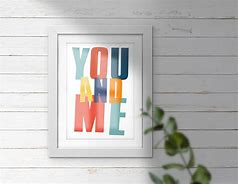 Image result for You and Me Wall Art