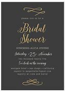 Image result for Modern Bridal Shower Invitations