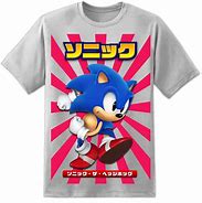 Image result for Sonic the Hedgehog Yellow T-Shirt