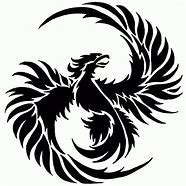 Image result for Phoenix Bird Stencil