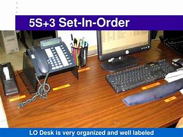 Image result for 5S Labeled Desk