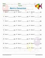 Image result for Conversion into Meter and Centimeters Question for Class 6