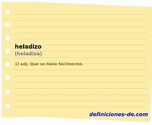 Image result for heladizo