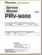 Image result for Pioneer PRV 9000