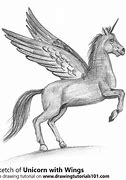 Image result for Pencil Sketch Unicorn Drawing
