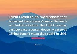 Image result for Forgot to Do His Math Homework