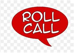 Image result for Roll Call Clip Art