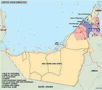 Image result for UAE United Arab Emirates Political Map