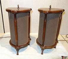 Image result for Vintage Floor Speakers Round Shape