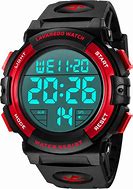 Image result for Red and Black Digital Watch