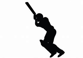 Image result for Silhouette Cricket Bating