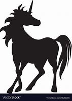 Image result for Black Unicorn Clip Art