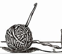 Image result for Crochet Hook Pic Black and White