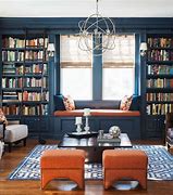 Image result for Living Room Bookcase Wall