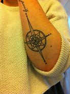 Image result for Compass Tattoo On Hand