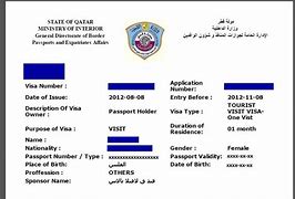 Image result for Qatar Visit Visa