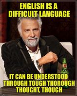 Image result for English Words Memes