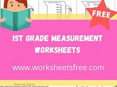 Image result for First Grade Measuring Worksheets