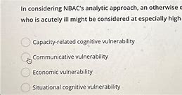 Image result for NBAC Analytic Approach