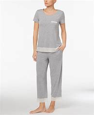 Image result for Lace Trimmed Pajama Set
